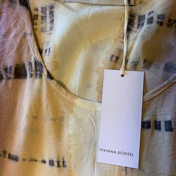 NWT Viviana Uchitel Hi-Lo Tank Blouse Sz S - Picture 6 of 7